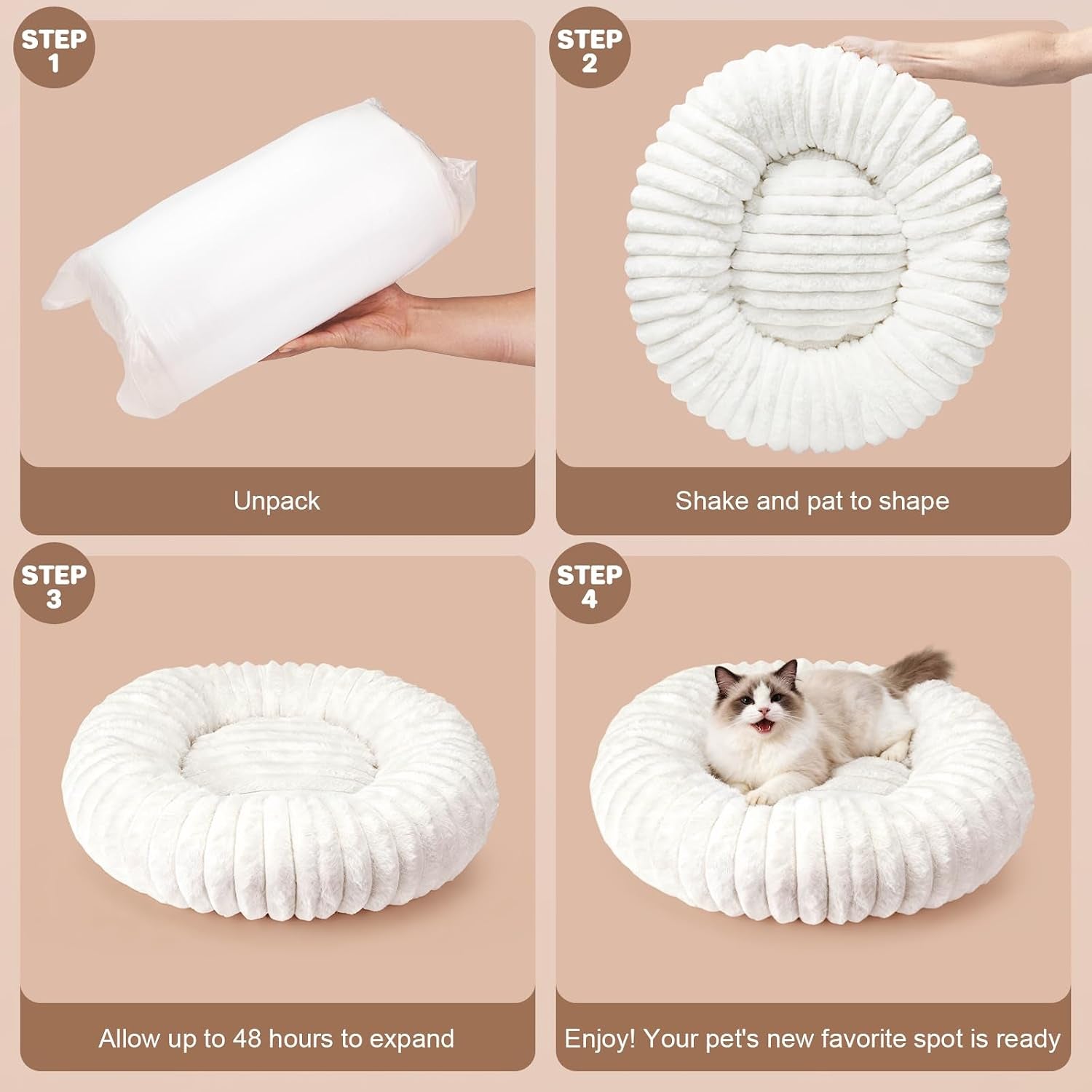 donut-pet-bed-for-indoor-cats-and-small-dogs-self-heating-dog-bed-with-non-slip-bottom-winter-comfort-dog-beds-for-puppies-washable-portable-egg-tart-shape-s-small-cat-bed-self-warming