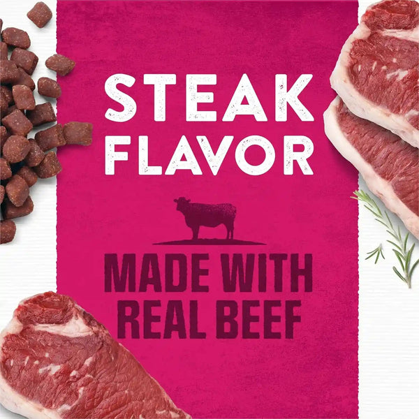 Purina Moist and Meaty Steak Flavor Soft Dog Food Pouches - 36 Ct. Pouch2