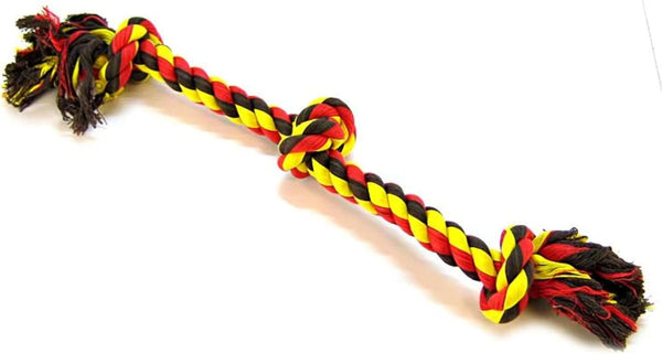 Mammoth Flossy Chews Color Rope Tug – Premium Cotton-Poly Tug Toy for Dogs – Interactive Rope– Dog Chew Toy, Assorted Colors7