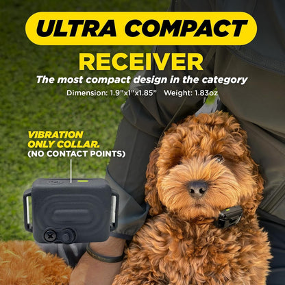 Dogtra Iq Vibe Vibration Only No Bark Collar: 4X Stronger HPP Vibration, IPX9K Waterproof, Precision Sensor, Rechargeable5