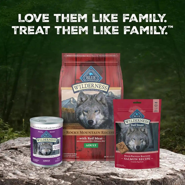 Blue Buffalo Wilderness Trail Treats Salmon Crunchy Dog Biscuits, Grain-Free & High-Protein, Bite-Sized Training Treats Made with Real Salmon & Natural Ingredients, 24-Oz Bag9