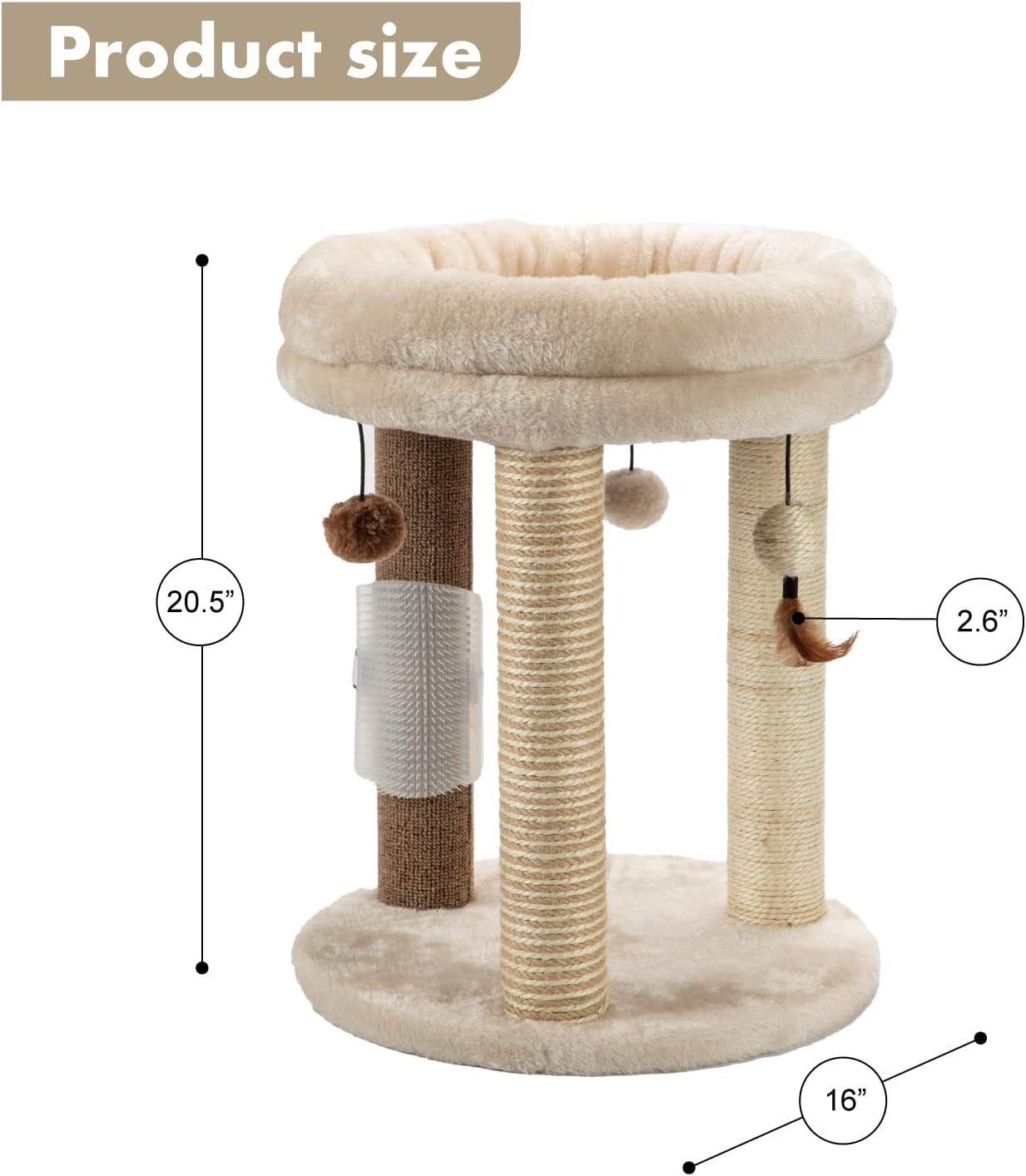 mecool-4in1-small-cat-tree-scratching-post-with-tower-soft-bed-sisal-carpet-jute-posts-with-three-hanging-ball-toys-and-massage-brush-for-indoor-cats-and-kittens