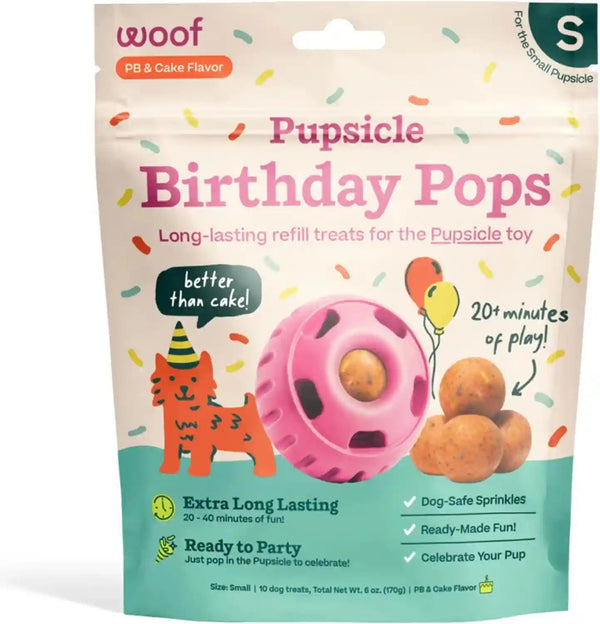 WOOF Pupsicle Peanut Butter & Beef Refill Pops Dog Treats, Large, 7 Count | for Large Pupsicles, Peanut Butter & Beef Flavor, Long-Lasting Treats, Pre-Made Pops, Wholesome Ingredients, Shelf Stable12