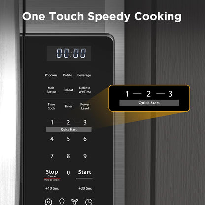 BLACK+DECKER over the Range Microwave Oven, 1.7 Cu.Ft, 1000W | Stainless Steel, over Stove Install, Vent Fan with Light, One-Touch Auto Cooking, 10 Power Levels, Child Safety Lock3