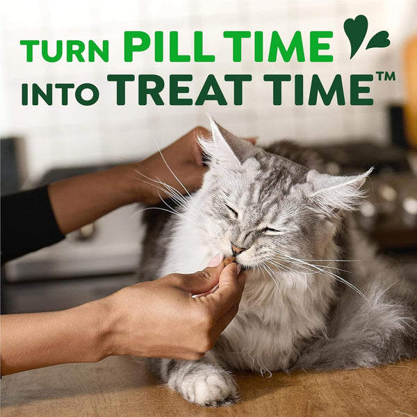 Greenies Feline Pill Pockets Soft Cat Treats, Chicken Flavor, 85 Count | #1 Vet-Recommended, Moldable Pocket Hides Pills, No Artificial Flavors or Preservatives, Real Ingredients8
