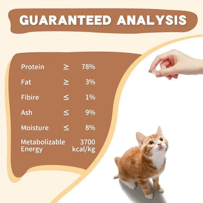 Dancing Tail Freeze Dried Raw Cat and Dog Treats, Healthy Limited Ingredient Chicken Cube Weight Control Traing Treats for Small Dogs Cats 5 Ounce3