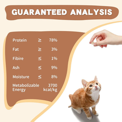 Dancing Tail Freeze Dried Raw Cat and Dog Treats, Healthy Limited Ingredient Chicken Cube Weight Control Traing Treats for Small Dogs Cats (Chicken)3