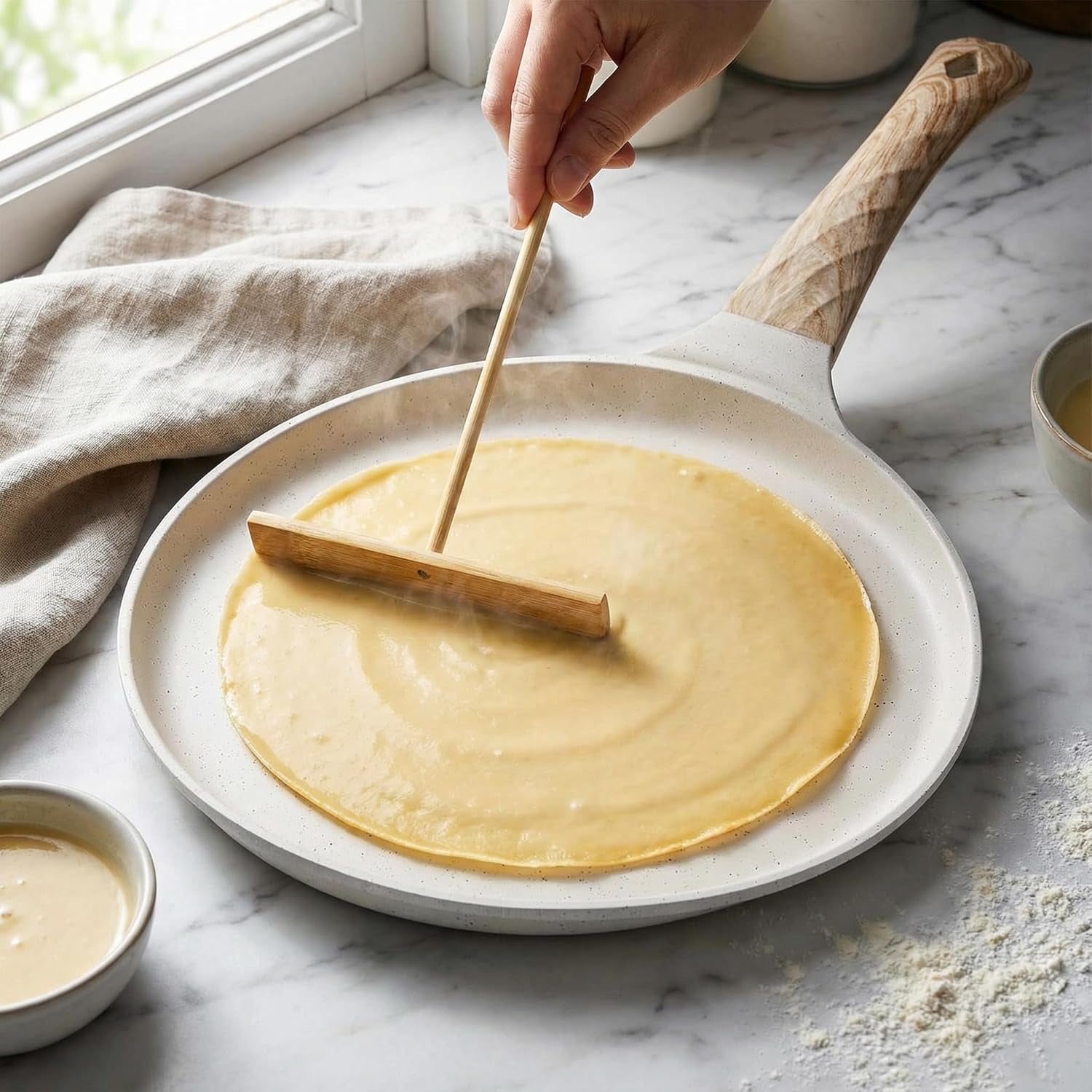 nonstick-crepe-pan-with-spreader-10-inch-tortilla-pan-with-detachable-handle-ceramic-coating-pancake-dosa-tawa-griddle-pan-for-all-stove-induction-compatible-pfoa-free-white