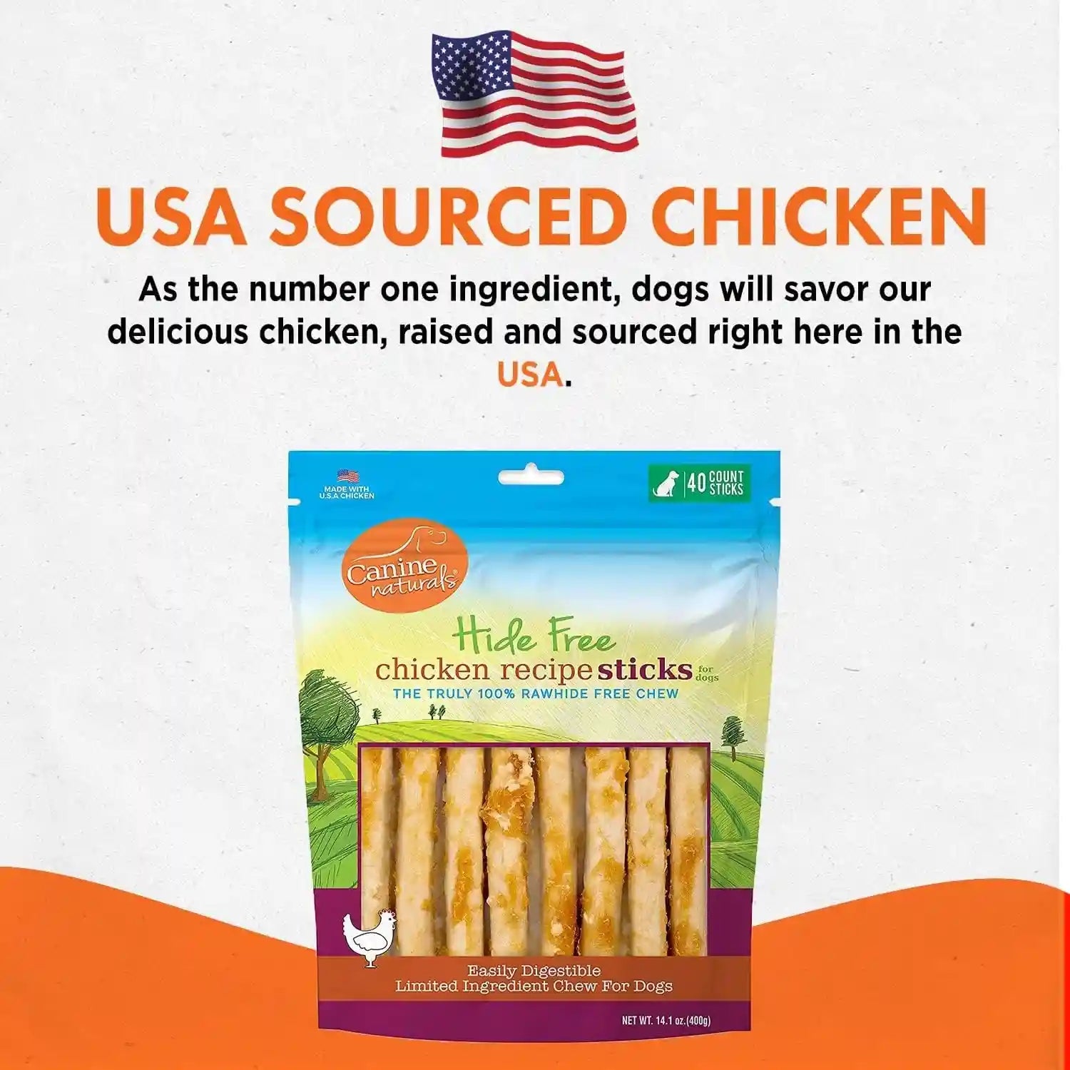 canine-naturals-rawhide-free-chicken-recipe-dog-chews-sticks-40-count-100-rawhide-free-usa-raised-chicken-all-natural-easily-digestible-5-in-sticks-dog-treats-for-all-dogs-value-pack