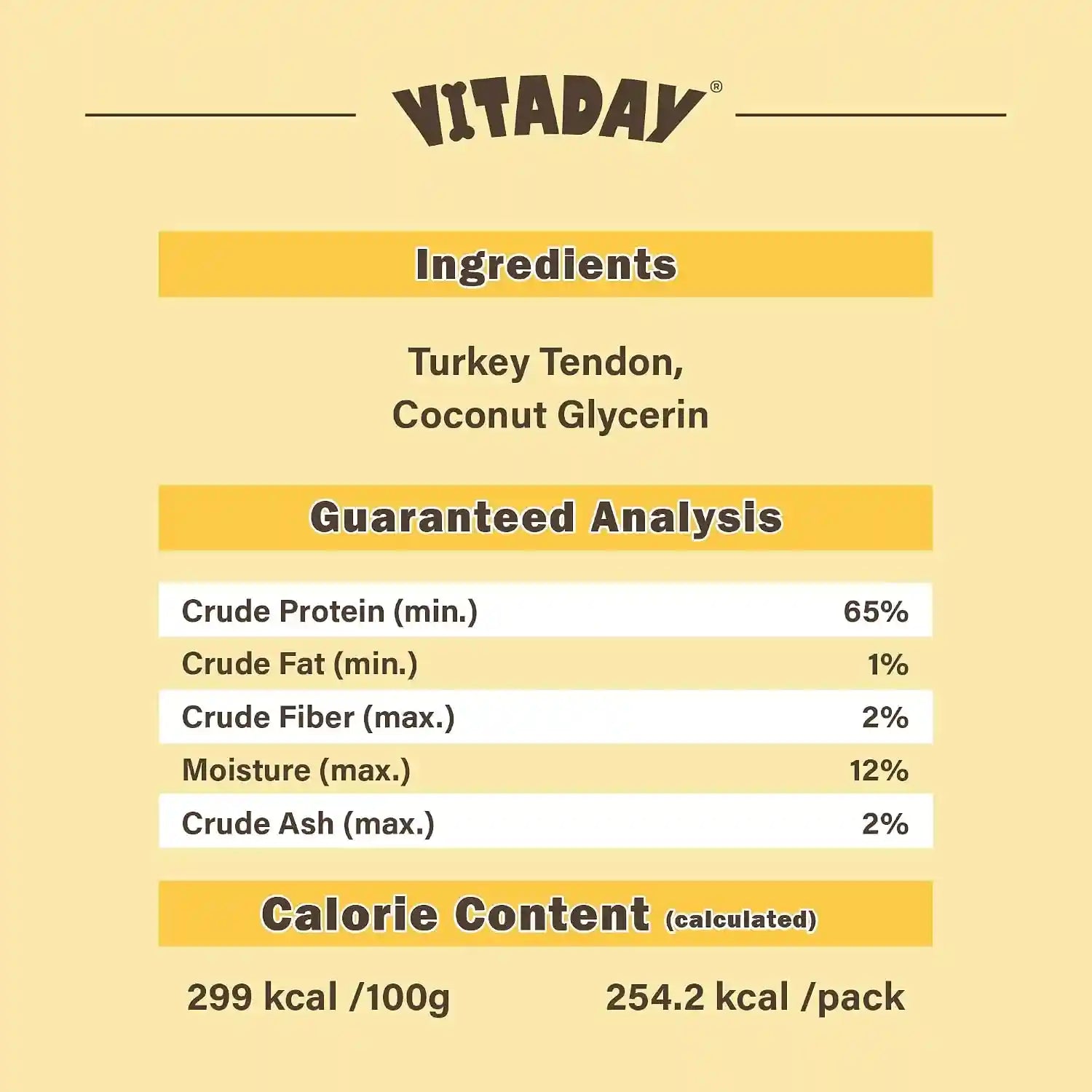 vitaday-turkey-tendons-for-dogs-all-natural-healthy-dog-treats-long-lasting-hypoallergenic-dog-chews-rawhide-free-usa-sourced-for-small-dogs-strips-3-oz-pack-long-lasting-dog-training-treats-rawhide-free-made-of-usa-sourced-turkey