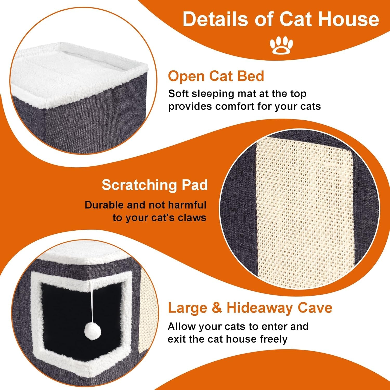 loyareal-cat-houses-for-indoor-cats-large-cat-bed-cave-with-scratch-pad-and-fluffy-ball-foldable-cat-condo-hideaway-with-reversible-cushion-for-multi-small-pet-dark-grey