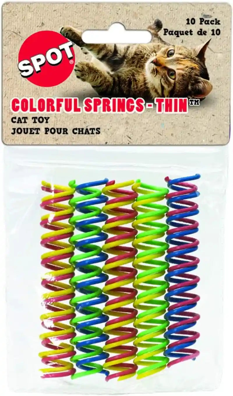 spot-colorful-springs-cat-toys-3-bouncy-coils-for-indoor-cats-kittens-to-swat-chase-bite-safe-lightweight-plastic-interactive-enrichment-toys-10-pack-multi-color