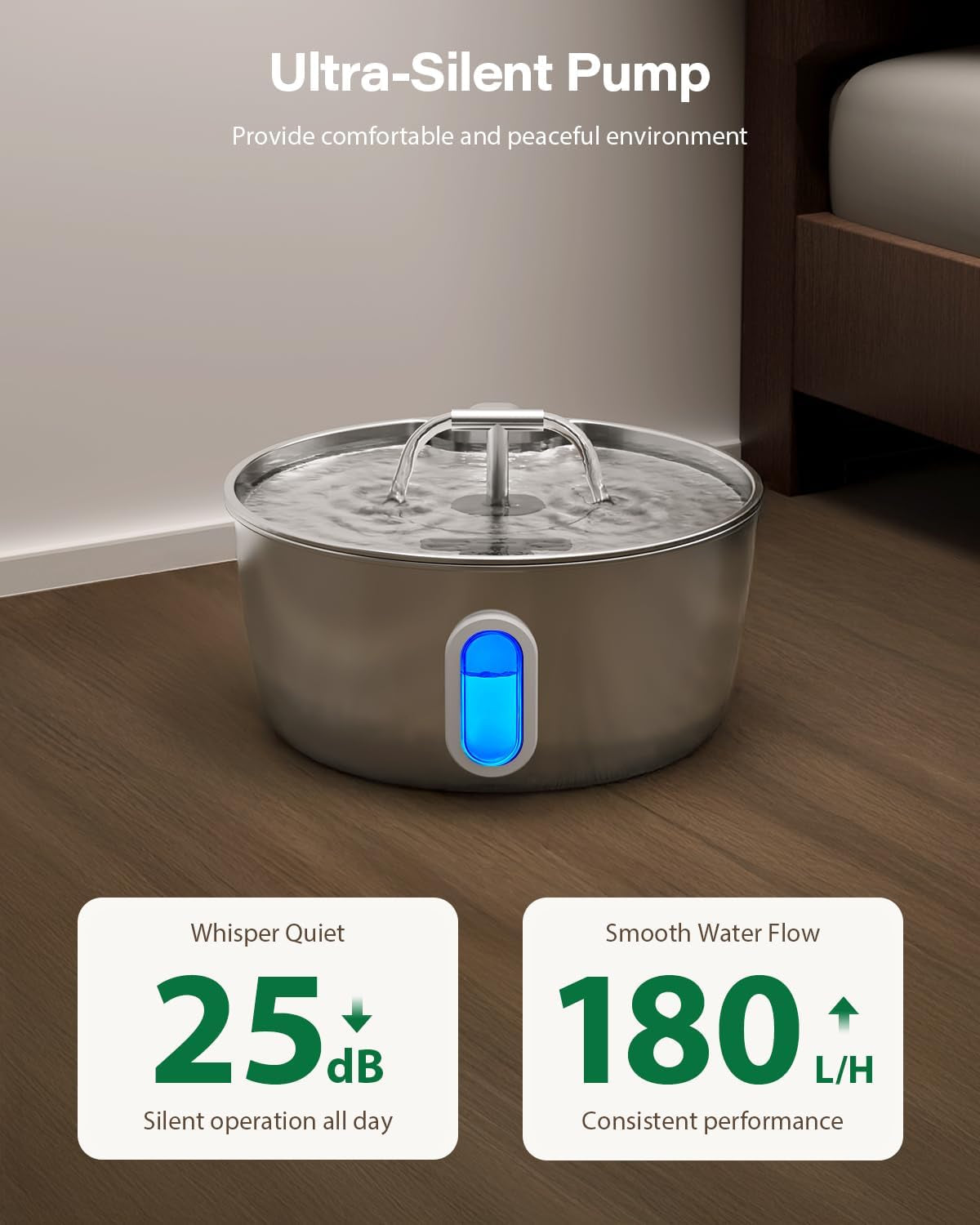 stainless-steel-cat-water-fountain-3-2l-108oz-cat-fountain-for-drinking-quiet-pet-water-fountain-for-cats-indoor-automatic-pet-water-bowl-dispenser-for-kitty-small-dog