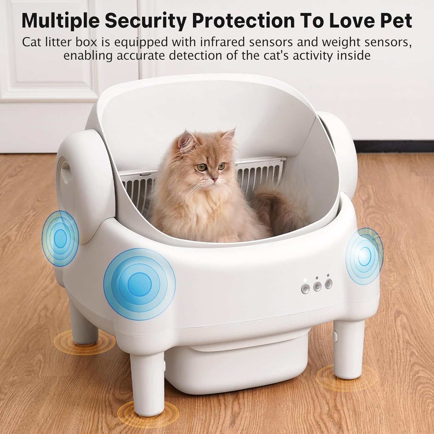 paruuntys-self-cleaning-litter-box-open-top-automatic-litter-box-with-app-control-for-multiple-cats-safety-sensors-protection-odor-control-includes-2-roll-liners-large-waste-bin-cream-white