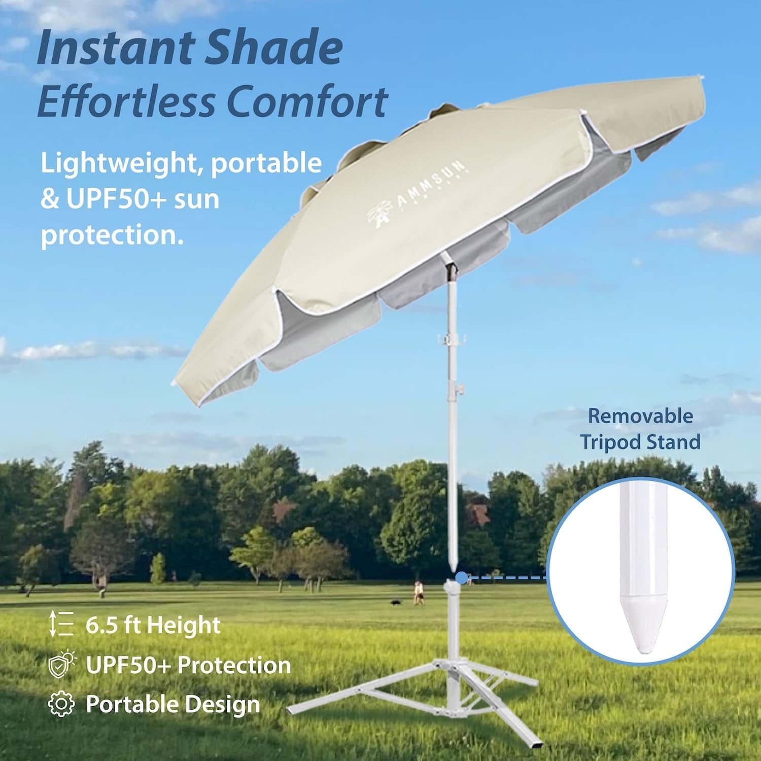 shade-umbrella-premium-portable-umbrella-with-stand-6-5ft-lightweight-free-standing-canopy-for-sporting-games-adjustable-instant-sun-protection-and-easy-to-carry-beige
