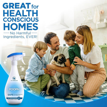 POOPH Pet Odor Eliminator Spray, 32 Oz | Unscented Pet Odor Eliminator Spray for Home Surfaces, Upholstery, Furniture, and Vehicles4
