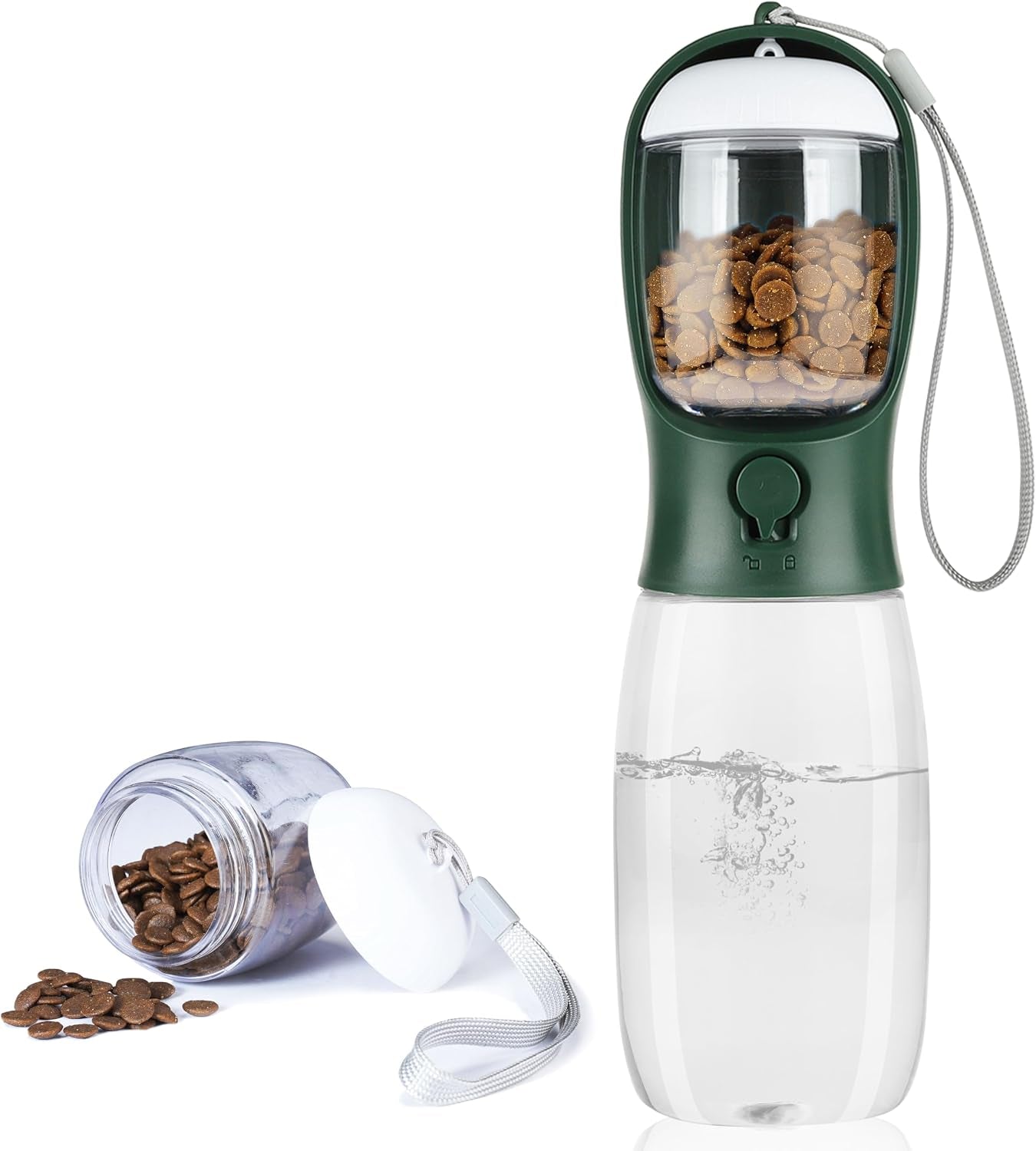 dog-water-bottle-with-food-container-portable-leak-proof-pet-water-dispenser-for-walking-hiking-travel-puppy-essentials-accessories-for-small-large-dogs-dog-gifts-10oz-15oz-19oz