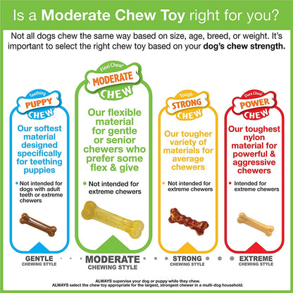 Nylabone Flexi Chew Tiny Gumabone Dog Chew Toys, Xx-Small, 2 Count | Peanut Butter & Bacon Flavor, X-Small Breeds, Flexible Material, Fill with Treats, Gentle on Teeth, for Dogs up to 15 Lbs10