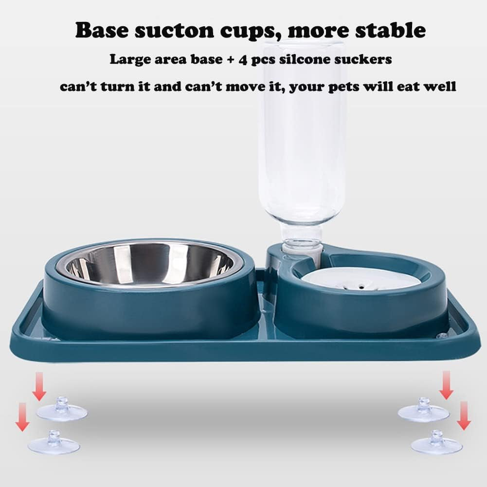love-dream-double-dog-cat-bowls-anti-slip-pet-food-and-water-bowl-set-automatic-gravity-water-dispenser-bottle-detachable-stainless-steel-bowl-no-spill-for-indoor-cats-dogs-puppy-kitten-rabbit