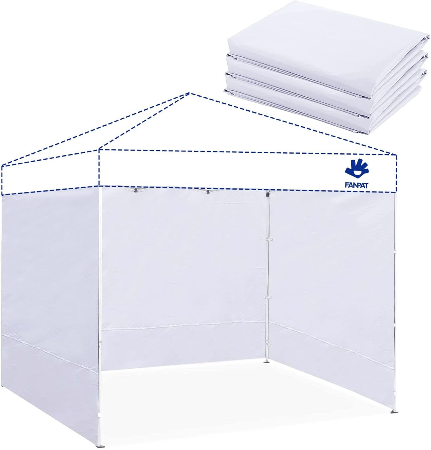 10x10-canopy-sidewalls-for-canopy-frame-white-3pcs-sidewalls-only-waterproof-99-uv-protection-fabric-3-packs-sidewalls-with-zipper-for-outdoor-party-events-canopy-tent-not-included
