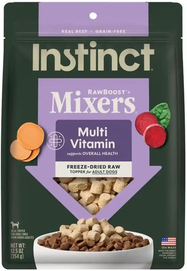 Instinct Freeze Dried Mixers, Dog Food Toppers, Gut Health, 5.5 Oz. Bag27