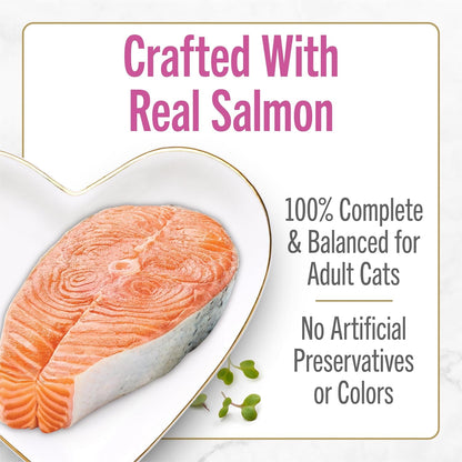 Purina Fancy Feast Petites Seared Salmon Wet Cat Food, 2.8 Oz, 12-Pack5