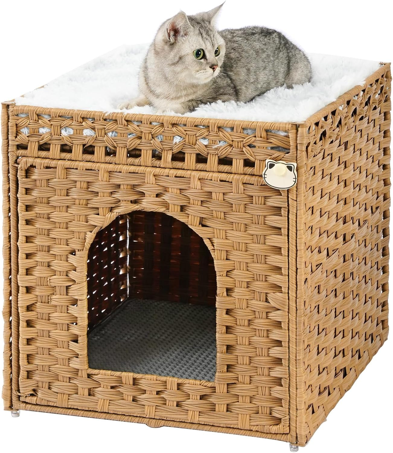setvson-cat-litter-box-enclosure-furniture-hidden-litter-box-with-mat-and-fence-handwoven-rattan-cat-house-with-two-s-shaped-hooks-for-living-room-bedroom-18-5-x-20-5-x-19-1-inches-natural