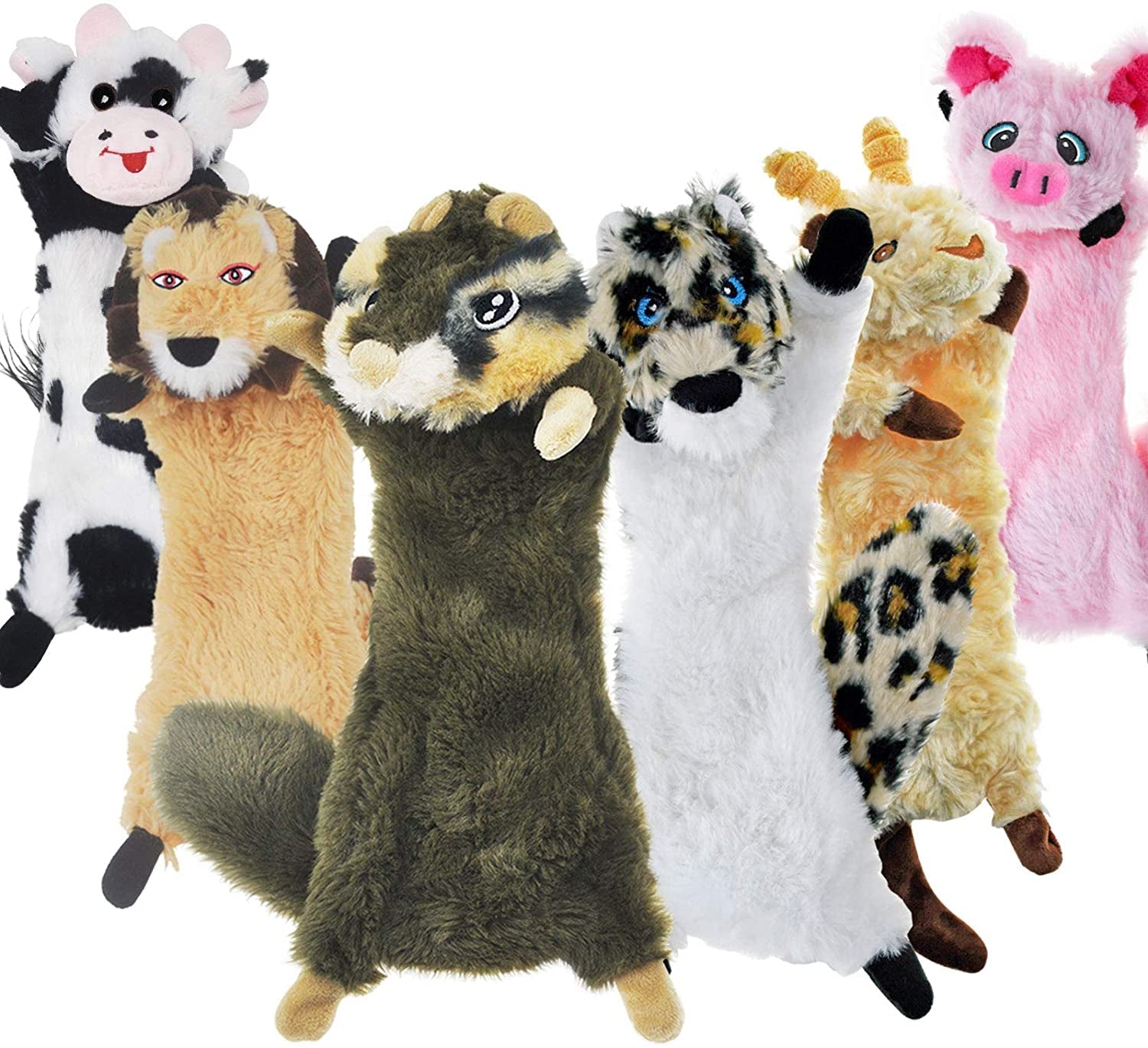sharlovy-dog-squeaky-toy-no-stuffing-6-pack-dog-toys-crinkle-for-small-puppy-durable-chew-plush-cute-animals-natural-for-teething-pet
