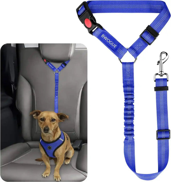 Adjustable Pet Seat Belt Restraint for Dogs and Cats - Vehicle Headrest Safety Harness (1 Pack)8