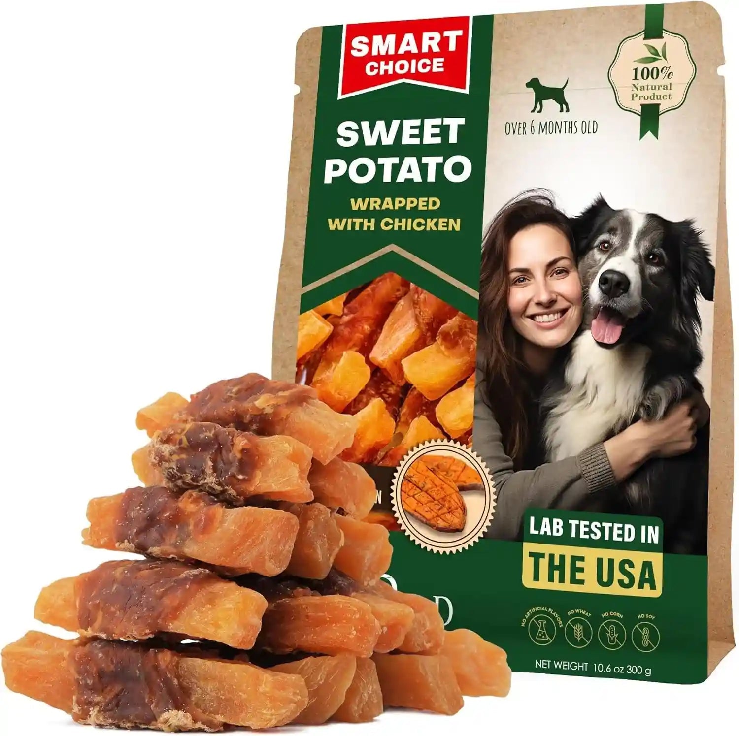 beloved-pets-sweet-potato-dog-treats-healthy-chicken-chews-10-6-oz-puppy-snacks-soft-bones-for-large-medium-small-breeds-natural-dog-food-grain-free-rawhide-free-training-jerky-wraps