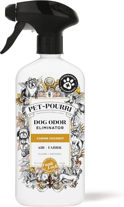 Pet-Pourri Pawsitively Fresh Pet Odor Deodorizer Spray, 16 Fl Oz, up to 800 Uses, Air + Fabric Odor Remover with Essential Oils & Plant Based Ingredients, Vet Recommended, Pineapple, Jasmine & Pear15