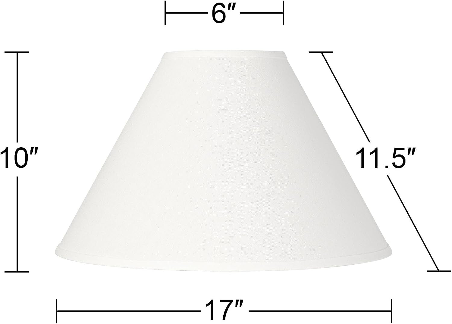 large-white-linen-chimney-lamp-shades-6x17x10-spider-set-of-2-6-top-x-17-bottom-x-10-high-replacement-for-table-floor-lamps-empire-shade-pre-assembled-harp-finial-fitting