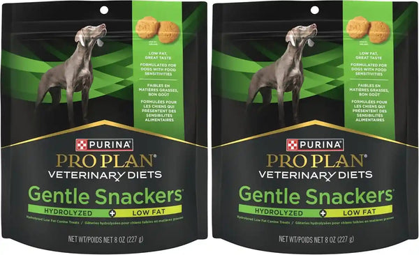 Purina Pro Plan Veterinary Diets Gentle Snackers Hydrolyzed plus Low Fat Dog Treats - 8 Oz. Pouch10