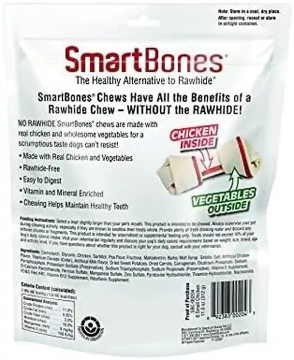 Smartbones Dog Chews, Treat Your Dog to Rawhide-Free Dog Bones, Made with Real Meat and Vegetables, 3 Large2