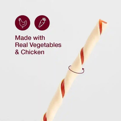 Smartbones Smart Twist Sticks, Rawhide Free Dog Chew Sticks, Made with Real Chicken, 50 Sticks , 9.7 Ounce (Pack of 1)4