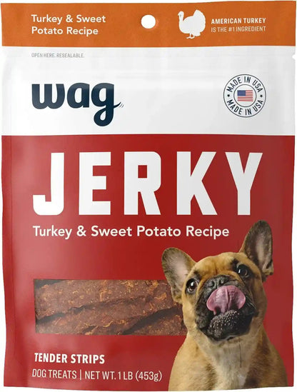 Amazon Brand - Wag Soft & Tender American Jerky Dog Treats – Beef Recipe (24 Oz)9