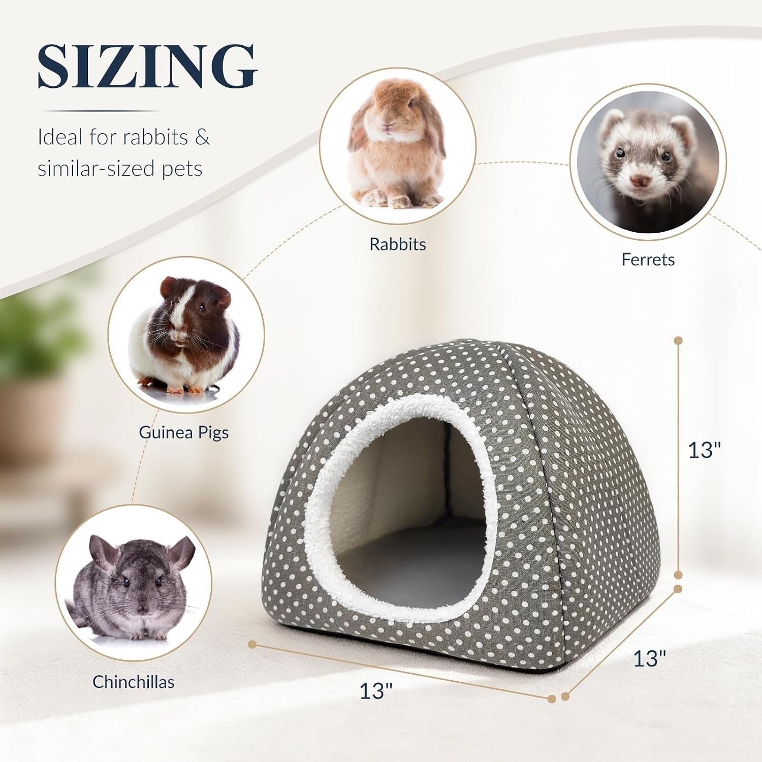 rabbit-hideout-large-bunny-bed-washable-rabbit-house-fleece-hiding-hut-for-indoor-bunnies-guinea-pigs-small-animal-hideaway