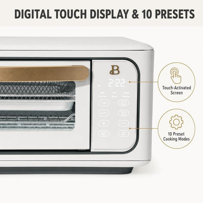 Air Fryer Toaster Oven Combo, Convection Countertop Oven | 15L Infrared Dehydrator, 9-Slice Pizza Baker & Slow Cooker4