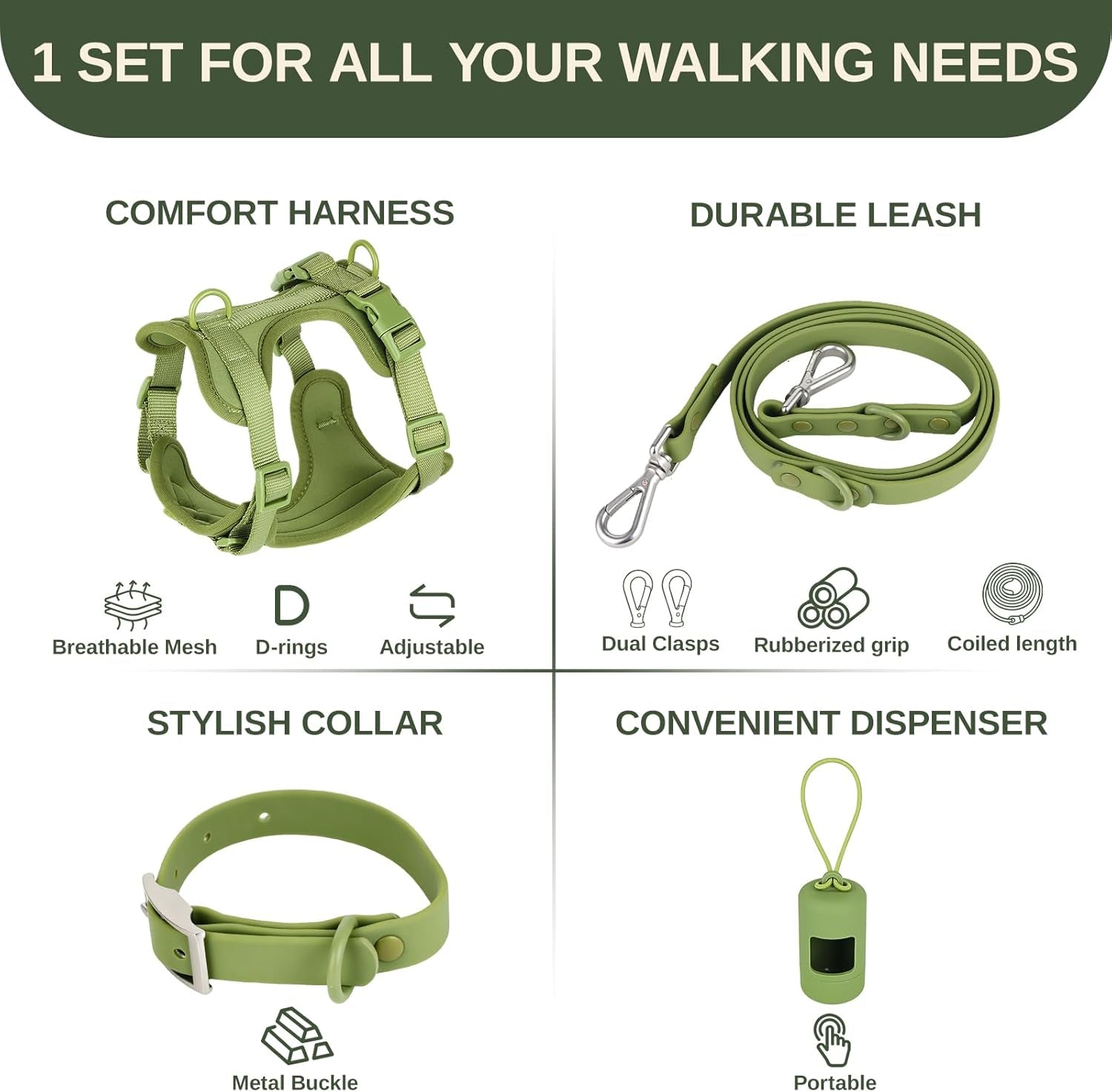 4-in-1-no-pull-dog-harness-set-with-collar-leash-poop-bag-adjustable-s