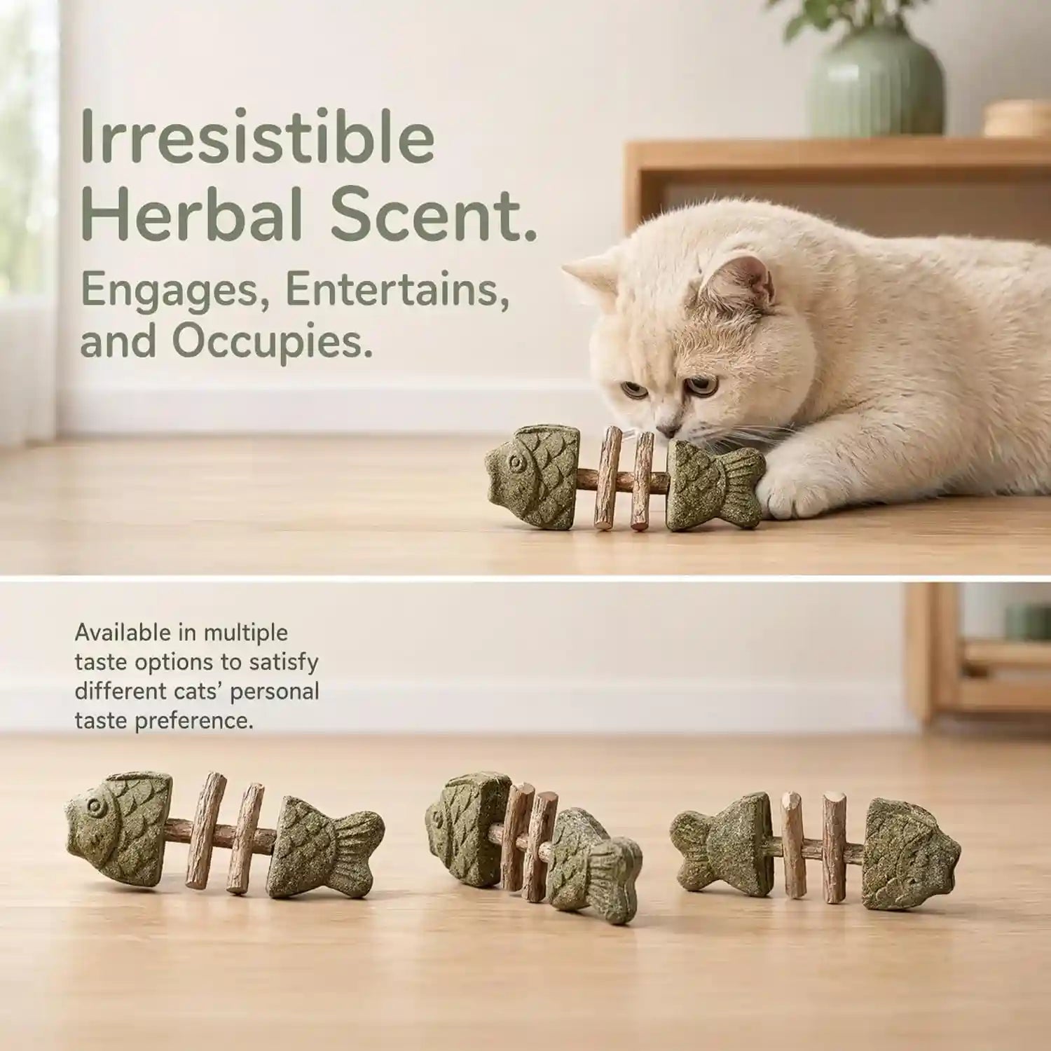 sterling-whiskers-cat-chew-stick-catnip-silvervine-fishbone-toy-2-pcs-natural-catnip-silvervine-fishbone-texture-chewing-enrichment-oral-care-support-indoor-cat-toy