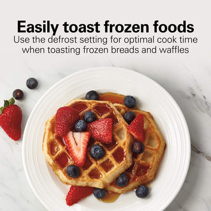 Retro 4 Slice Toaster with Sure-Toast Technology, Wide Slots | Browning Control with 9 Shades | Auto Shutoff | Bagel, Defrost, Cancel | Toast Boost | Polished Stainless Steel | 24782G6