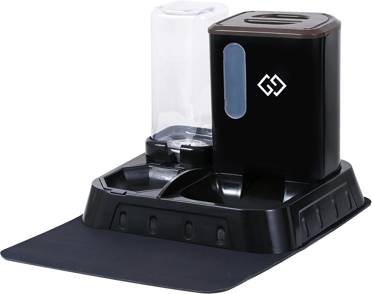 gravity-cat-feeder-automatic-water-dispenser-3-in-1-cat-feeding-station-with-absorbent-feeding-mat-spill-proof-automatic-cat-feeder-for-indoor-cats-small-dogs-multi-pet-homes