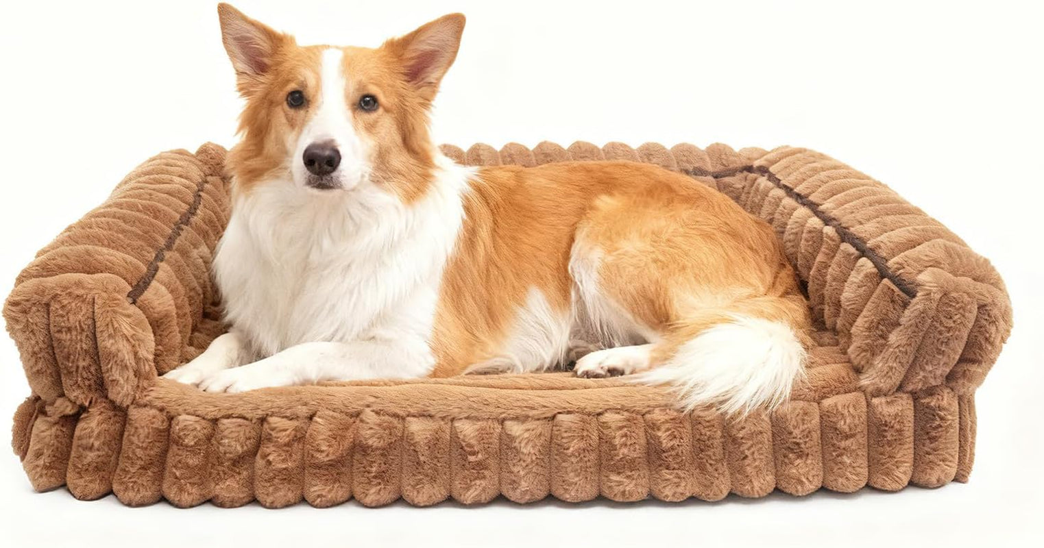 waterproof-orthopedic-dog-bed-for-medium-dogs-brown-non-slip-egg-crate-memory-foam-dog-couch-pet-bed-with-sides-removable-washable-cover-for-crate
