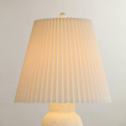 Pre-Assembled Edie Large Ivory Pleated Lamp Shade 10X17X14.75 (Spider) | 10" Top X 17" Bottom X 14.5" High X 14.75" Slant Replacement for Table + Floor Lamps White Bell round Harp + Finial1