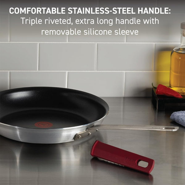 Professional VX3 Brushed Nonstick Fry Pan with Stainless Steel Handle 12 Inch, Oven Broiler Safe 400F, Cookware, Pots and Pans, Skillet, Restaurant & Business Grade, Certified NSF and CBA, Black5