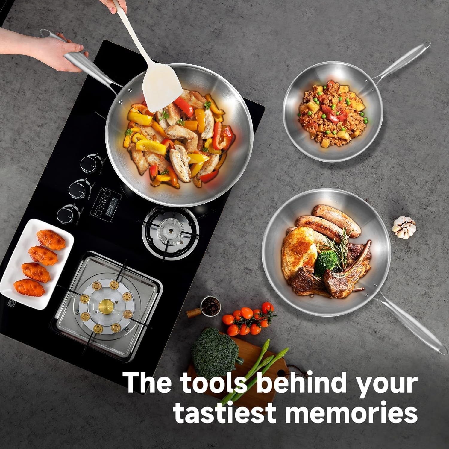 10-inch-stainless-steel-wok-pan-with-lid-riveted-handle-uncoated-tri-ply-stainless-steel-stir-fry-pan-everyday-cooking-wok-for-induction-flat-bottom-dishwasher-oven-safe