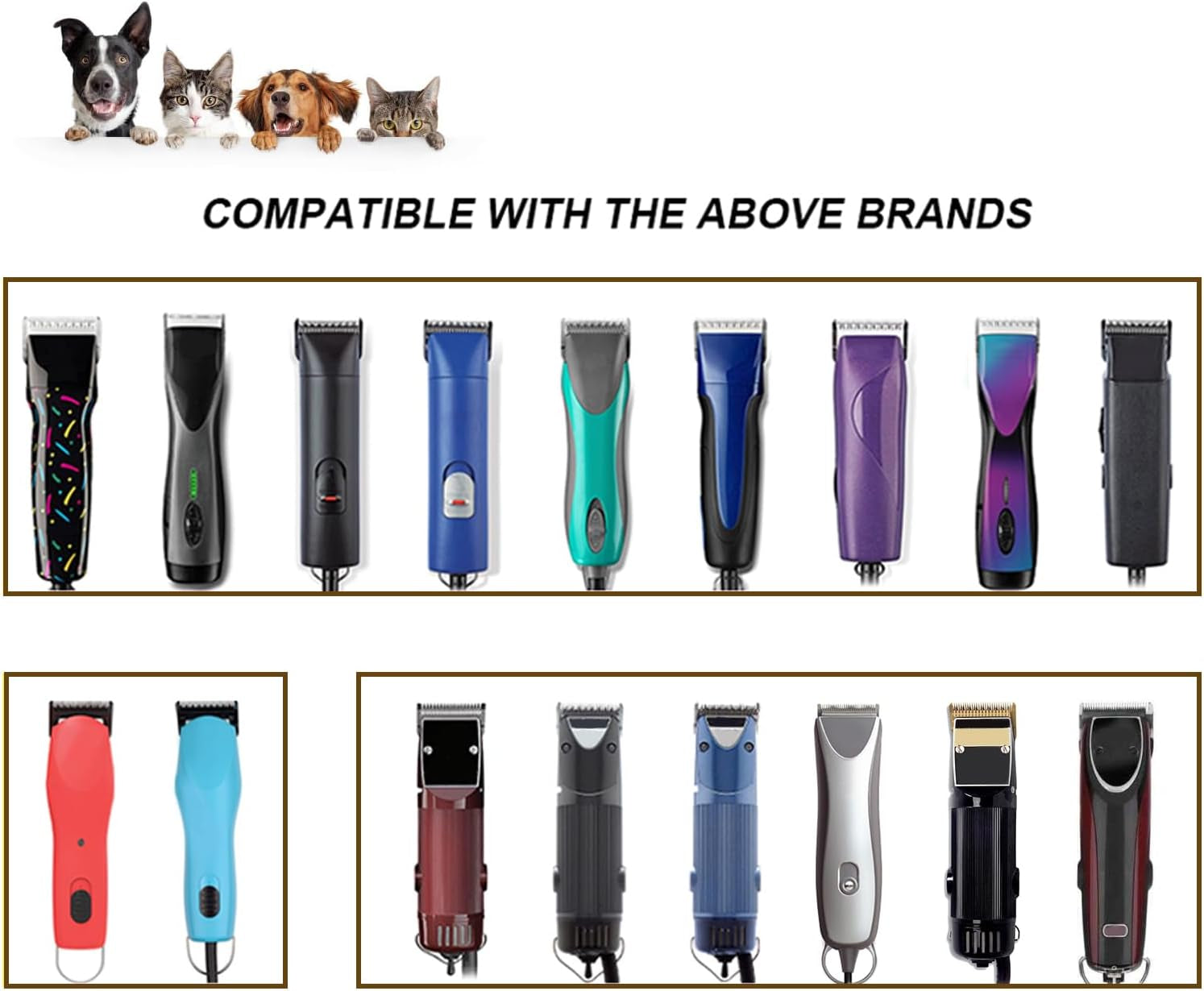 7fc-dog-grooming-ceramic-blades-compatible-with-andis-oster-a5-wahl-km10-size-7fc-detachable-ceramic-blade-1-8-inch-3-2mm-cut-length-3-pack
