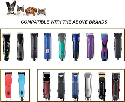 7FC Dog Grooming Ceramic Blades,Compatible with Andis,Oster A5,Wahl KM10 | Size 7FC Detachable Ceramic Blade 1/8-Inch 3.2MM Cut Length,3 Pack6
