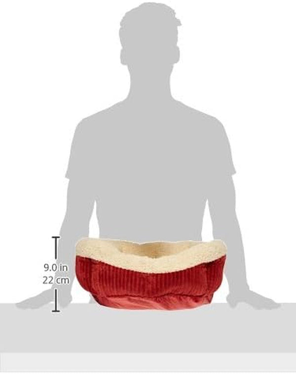 Petmate Aspen Pet Self Warming round Bed, 19.5 Inches, Barn Red and Cream | Reflects Body Heat Back, No Electricity Needed, Cushioned Surface, Cozy Resting Spot for Cats and Small Dogs Indoors Today3