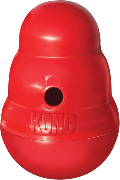 KONG Wobbler - Interactive Dog Toy for Treat Dispensing - Dog Slow Feeder for Healthy Eating - for Medium/Large Dogs | Interactive Treat-Dispensing Toy & Slow Feeder That Supports Healthy Eating & Keeps Dogs Mentally Busy1